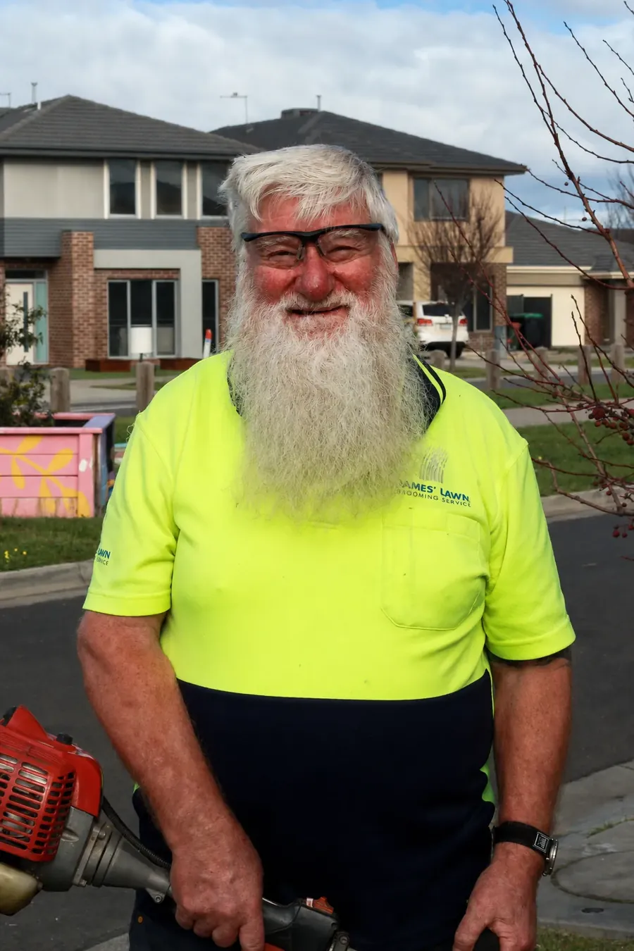 James, the gardener behind James’ Mowing and Gardening Services in Hoppers Crossing